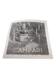 Campari Advertising Print 4 December 1937 - L'Aperitif 38cm x 27cm