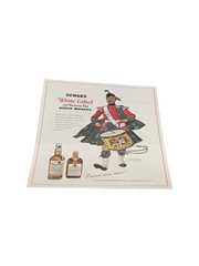 Dewar's White Label Scotch Whisky Advertisement Print 1955 - Dewar's Never Varies 24cm x 30cm