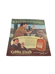 Cobbs Creek Whisky Advertising Print