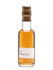 Macallan 1937 Bottled 1974 - Trade Sample 5cl