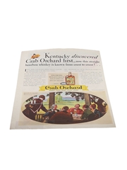 Crab Orchard Kentucky Straight Bourbon Advertising Print