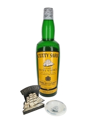 Assorted Cutty Sark Memorabilia Ashtray, Sign & Inflatable Bottle 