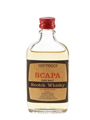 Scapa 8 Year Old 100 Proof Bottled 1970s - Gordon & MacPhail 5cl / 57%