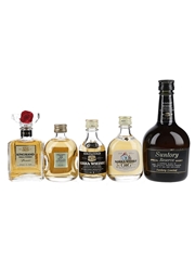 Assorted Japanese Whisky  5 x 5cl-18cl