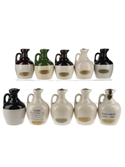 Rutherford's Ceramic Decanter Montrose Potteries 10 x 5cl