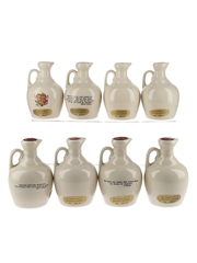 Rutherford's Ceramic Decanter Montrose Potteries 8 x 5cl