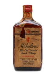 McAndrew's 10 Year Old Bottled 1950s - Great Lakes Wine Company 75cl / 43%