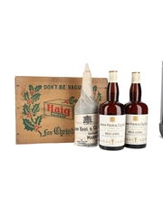 Haig's Gold Label Spring Cap Bottled 1950s - Christmas Triple Pack 3 x 75cl