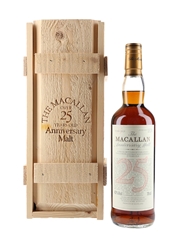 Macallan 25 Year Old Anniversary Malt Bottled 2000s 70cl / 43%