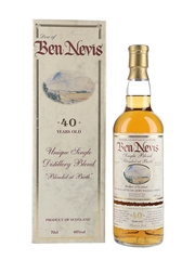 Ben Nevis 1962 40 Year Old Single Blend Bottled 2002 - Blended At Birth 70cl / 40%
