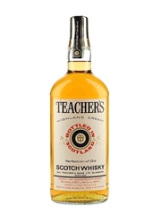 Teacher's Highland Cream Bottled 1970s-1980s 94.7cl / 43%
