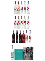 Tequila Ocho Limited Edition Vintage Bottles and Signed Books Jesse Estes' Private Collection 16 x 50cl / 1 x 70cl / 2 x books