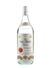 Bacardi Carta Blanca Bottled 1980s-1990s - Bahamas 100cl / 37.5%