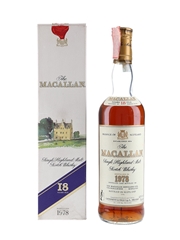 Macallan 1978 18 Year Old