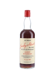 Jacky & Stuart 1955 All Malt Bottled 1980 75cl / 42.8%