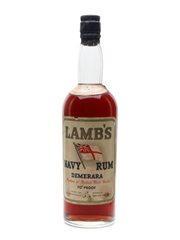 Lamb's Demerara Navy Rum Bottled 1950s 75cl / 40%
