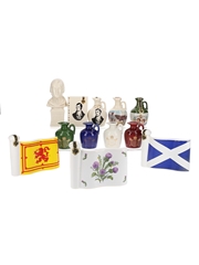Mixed Rutherford's Ceramic Decanter