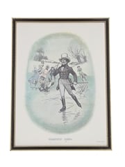 Johnnie Walker Sporting Print - Skating 1820
