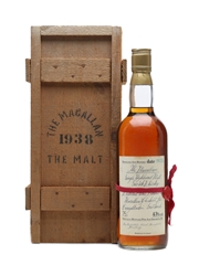 Macallan 1938 Handwritten Label