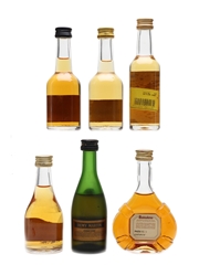 French Brandy, Cognac, Armagnac & Calvados  6 x 5cl
