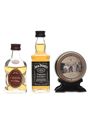 Assorted Whisky Miniatures Cardhu, Jack Daniel's, Old St Andrew 3 x 5cl / 40%