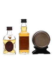 Assorted Whisky Miniatures Cardhu, Jack Daniel's, Old St Andrew 3 x 5cl / 40%