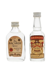 Smirnoff Vodka & Bacardi Carta Blanca Rum