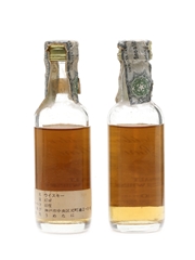 Golden Rare 10 Year Old Bottled 1970s Alexander Blending Co. 2 x 7cl / 40%