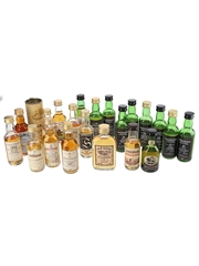 Assorted Single Malt Whisky Including Macallan 1971, Cadenhead's Macallan 18 Year & Prestonfield 1970 18 Year Old 21 x 5cl