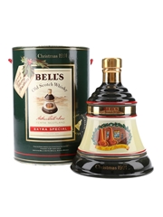 Bell's Christmas 1991 Ceramic Decanter