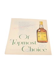 Old Taylor 100 Proof Advertisement Print