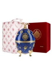 Faberge Art's Applied Craft Imperial Vodka Blue Faberge Egg 70cl / 40%