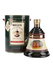 Bell's Christmas 1991 Ceramic Decanter