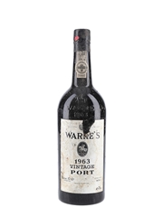 1963 Warre's Vintage Port
