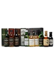 9 x Assorted Whisky Miniatures 