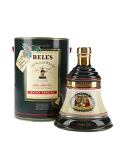 Bell's Christmas 1988 Ceramic Decanter