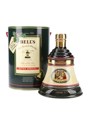 Bell's Christmas 1988 Ceramic Decanter