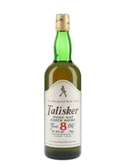 Talisker 8 Year Old Bottled 1980s - The Distiller's Agency Ltd. 75cl / 45.8%