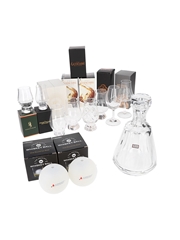 Assorted Glassware, Ice Molds & Baccarat Decanter