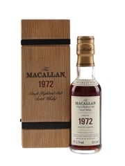 Macallan 1972 29 Year Old Fine & Rare Collection