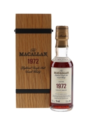 Macallan 1972 29 Year Old Fine & Rare Collection