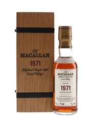 Macallan 1971 30 Year Old Fine & Rare Collection