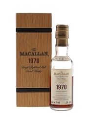 Macallan 1970 31 Year Old Fine & Rare Collection