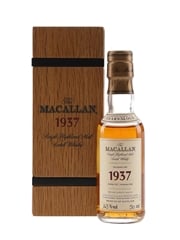 Macallan 1937 32 Year Old Fine & Rare Collection