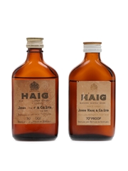 Haig Gold Label Bottled 1960s - 1970s 2 x 5cl / 40%