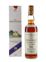 Macallan 1980 18 Year Old
