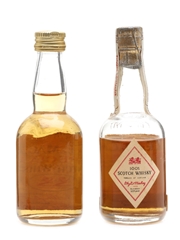 Whyte & Mackays Special Scotch Whisky Bottled 1950s & 1960s 2 x 5cl / 40%