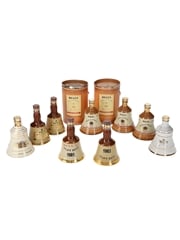 Bell's Ceramic Decanters  9 x 5cl