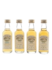 Bowmore Miniatures Collection Legend, 12, 17 & 21 Year Old Set 4 x 5cl / 43%