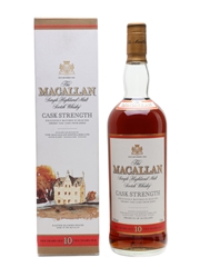 Macallan 10 Year Old Cask Strength  100cl / 58.8%